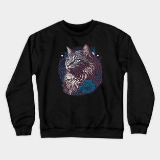 Cat Breed - Turkish Angora Cat Crewneck Sweatshirt